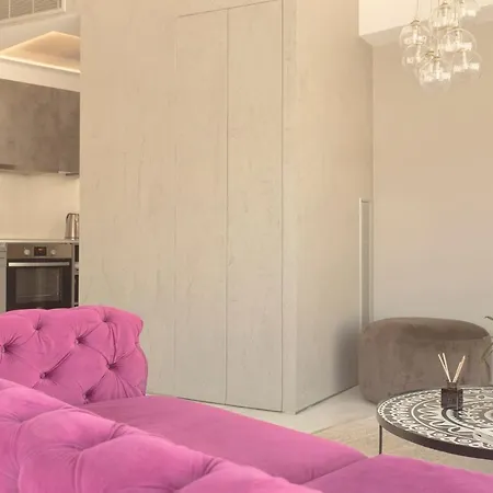 Luxury Apartment Near Acropolis-Living Stone Gold-2